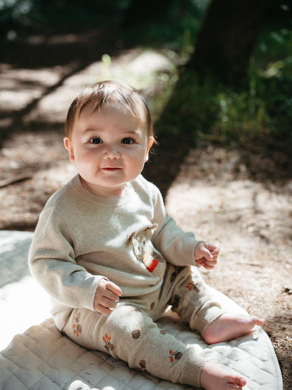 Purebaby Cream Magical Forest Owl Jumper - image 2