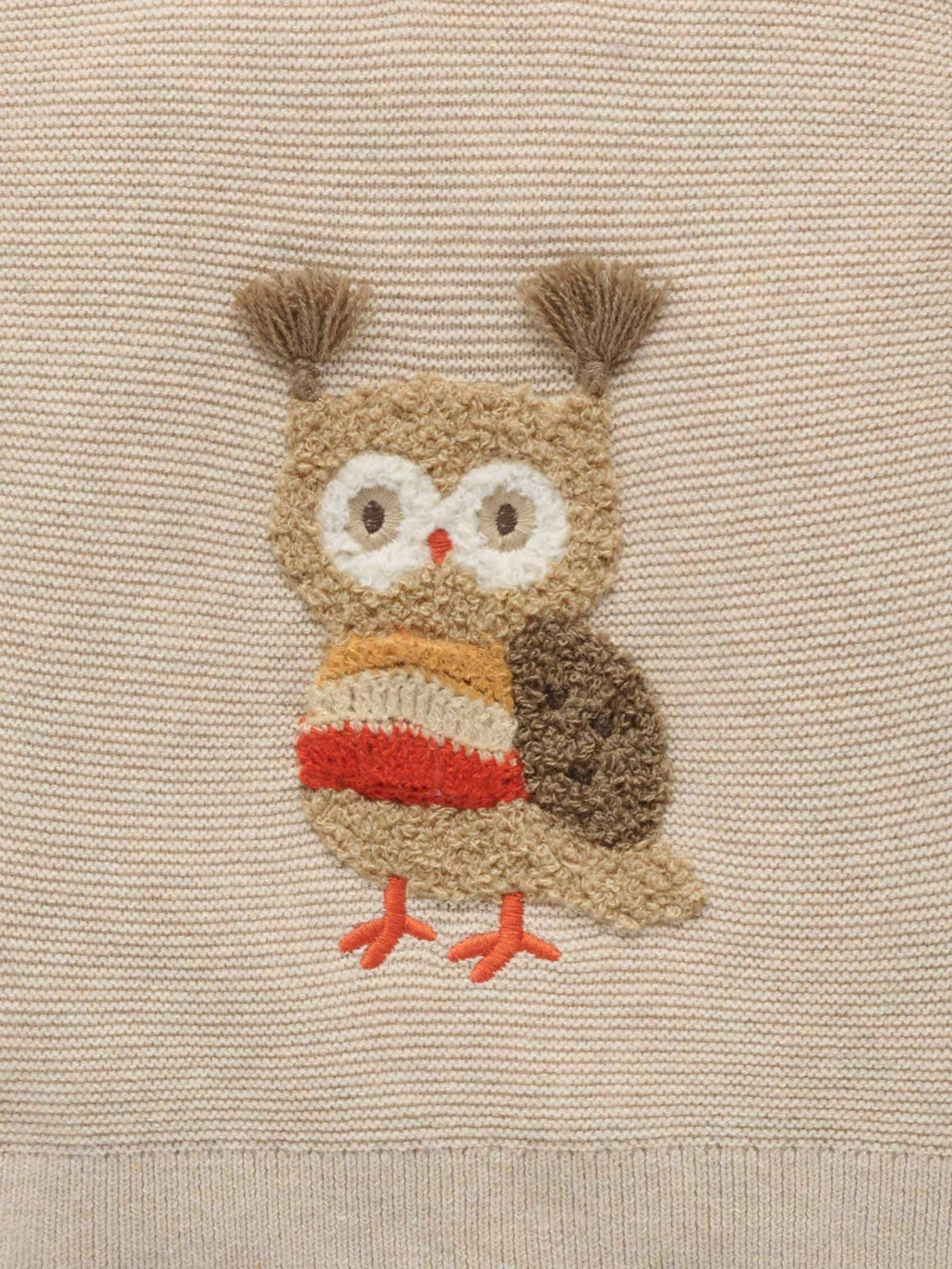 Purebaby Cream Magical Forest Owl Jumper - image 5
