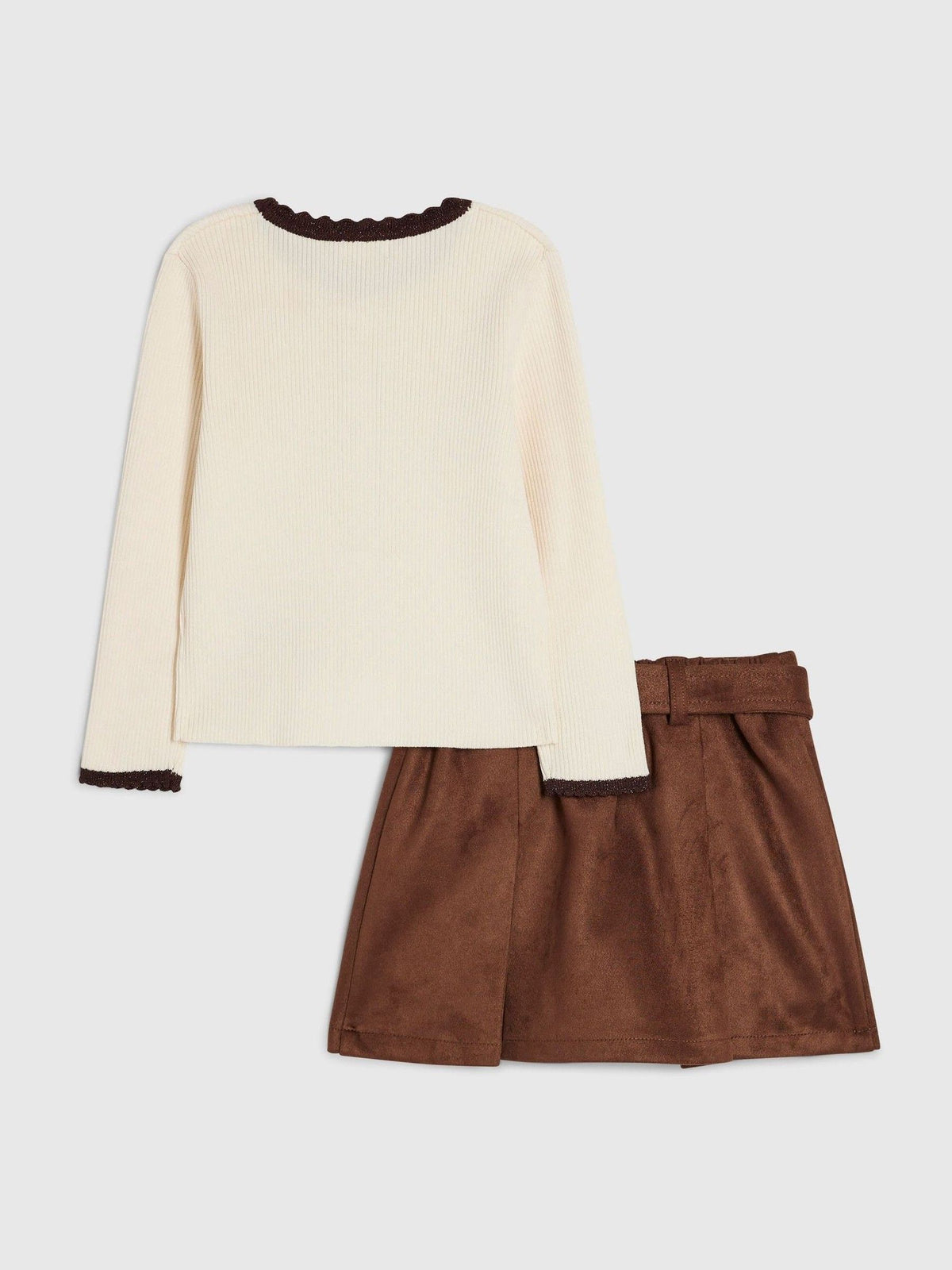 River Island Brown Suedette Skorts Set - image 2