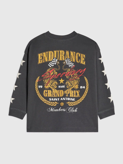River Island Grey Oversized Long Sleeve Endurance T-Shirt - image 1