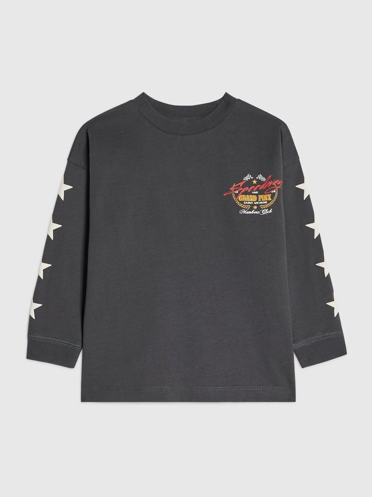 River Island Grey Oversized Long Sleeve Endurance T-Shirt - image 2