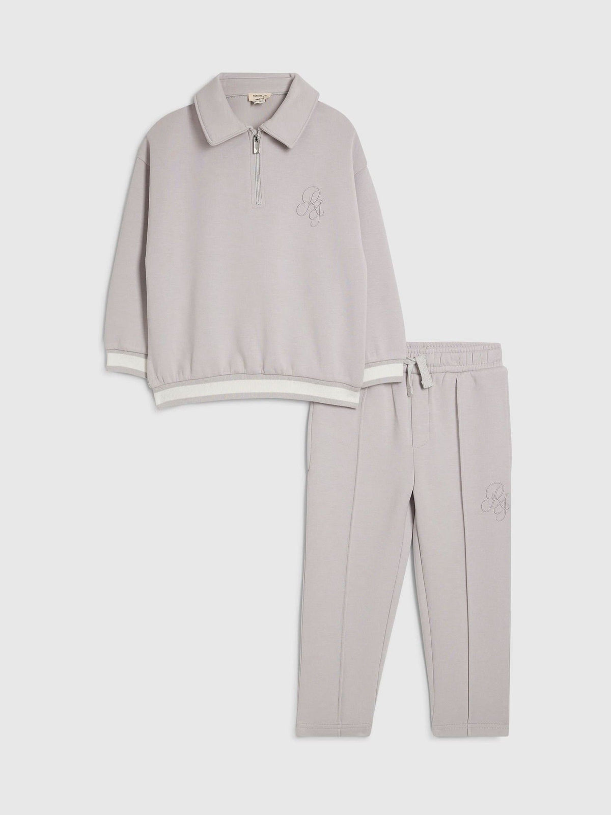 River Island Grey Rugby Jersey & Joggers Set - image 2
