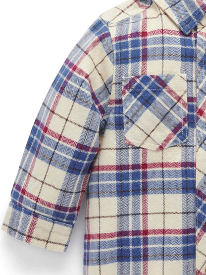 Purebaby Brown Woodland Check Shirt - image 4
