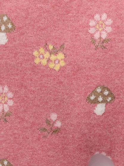 Purebaby Pink Magical Forest Toadstool Knit Leggings - image 7