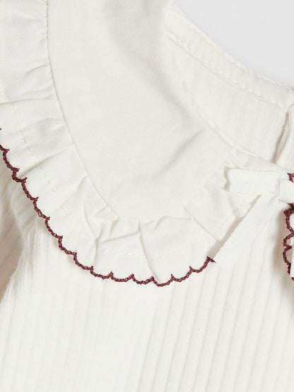 River Island Cream Bow Frill Bloomer 3 Piece Set - image 4