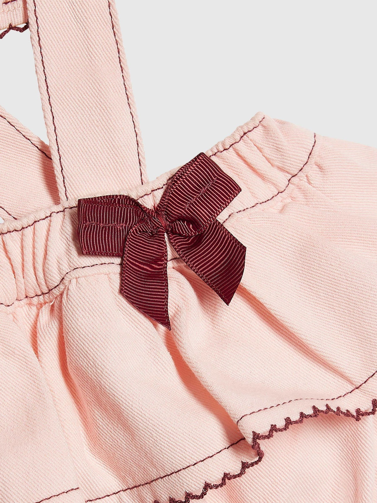 River Island Cream Bow Frill Bloomer 3 Piece Set - image 5