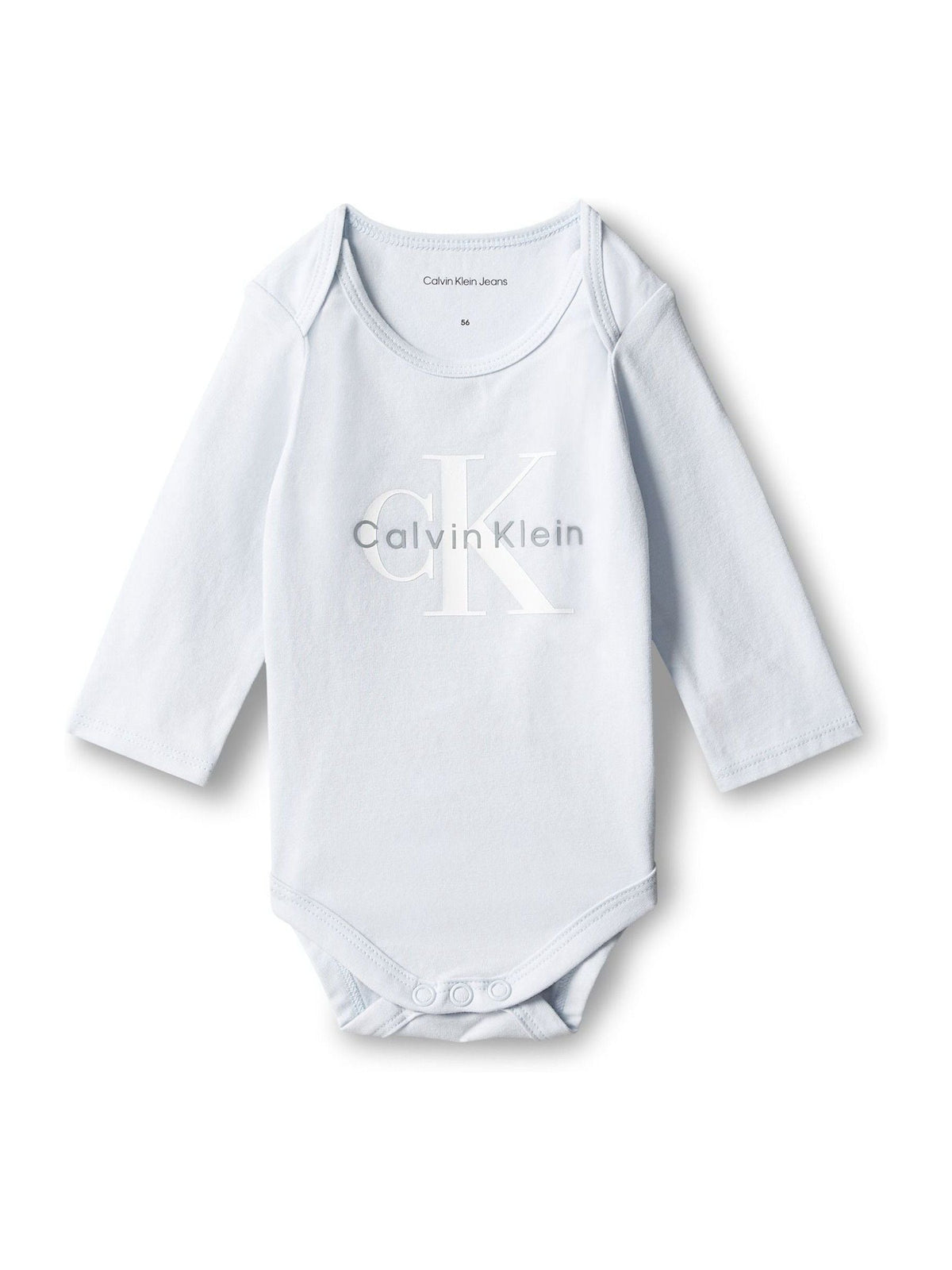Dsiney Kidz - Calvin Klein Blue Newborn Signature Logo Bodysuit image 3