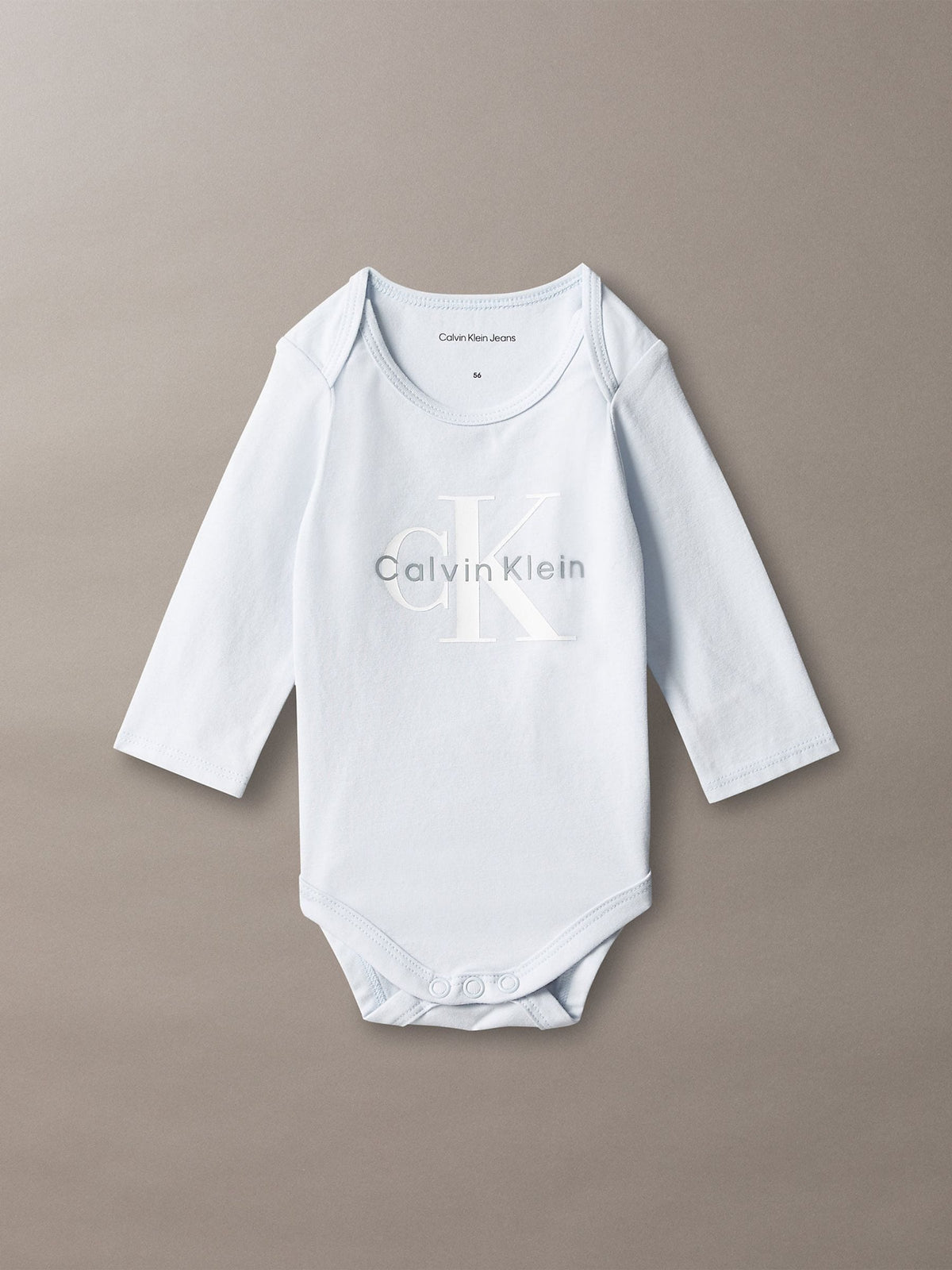 Dsiney Kidz - Calvin Klein Blue Newborn Signature Logo Bodysuit image 1