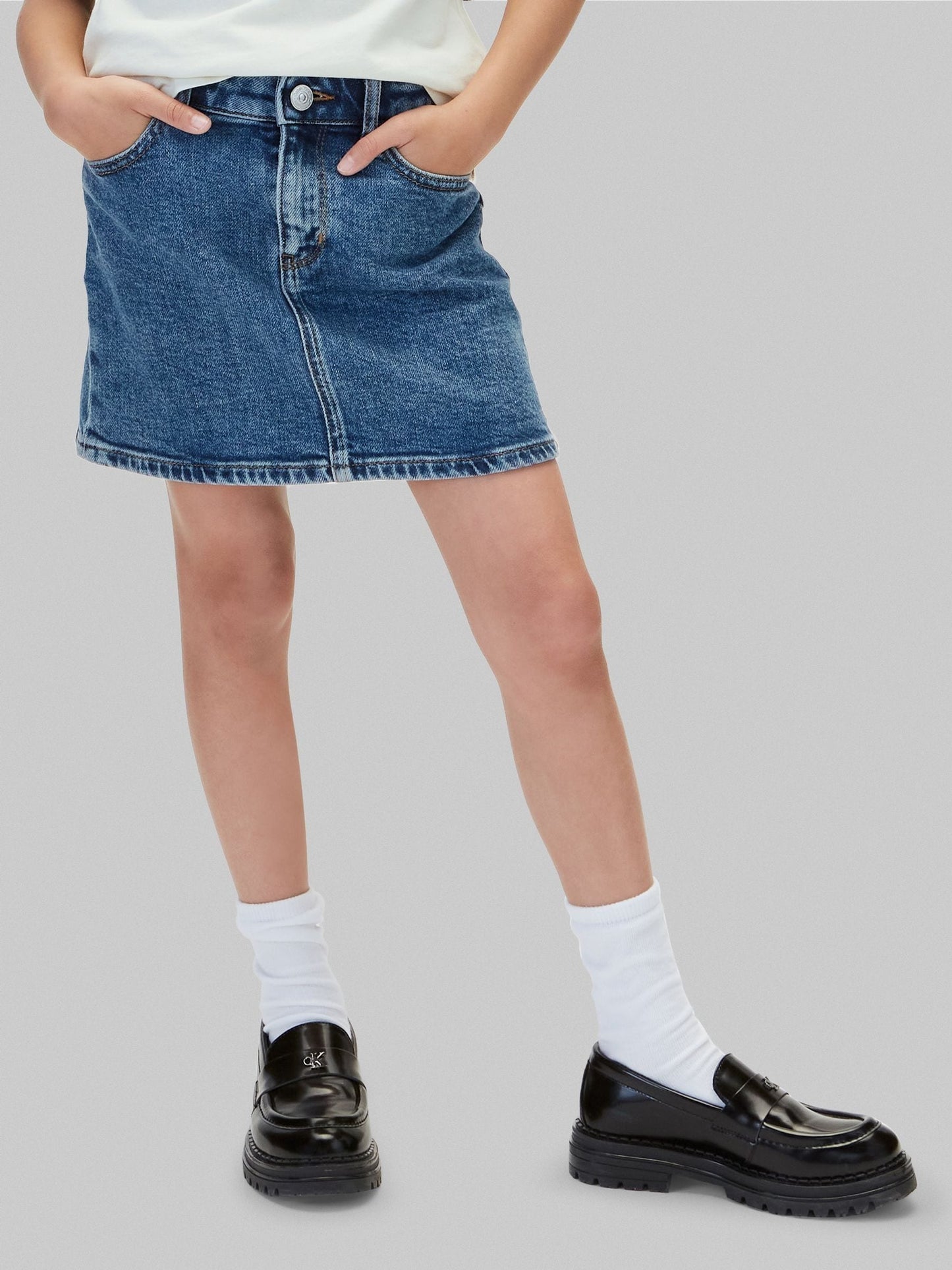 Dsiney Kidz - Calvin Klein Blue Denim Skirt image 1