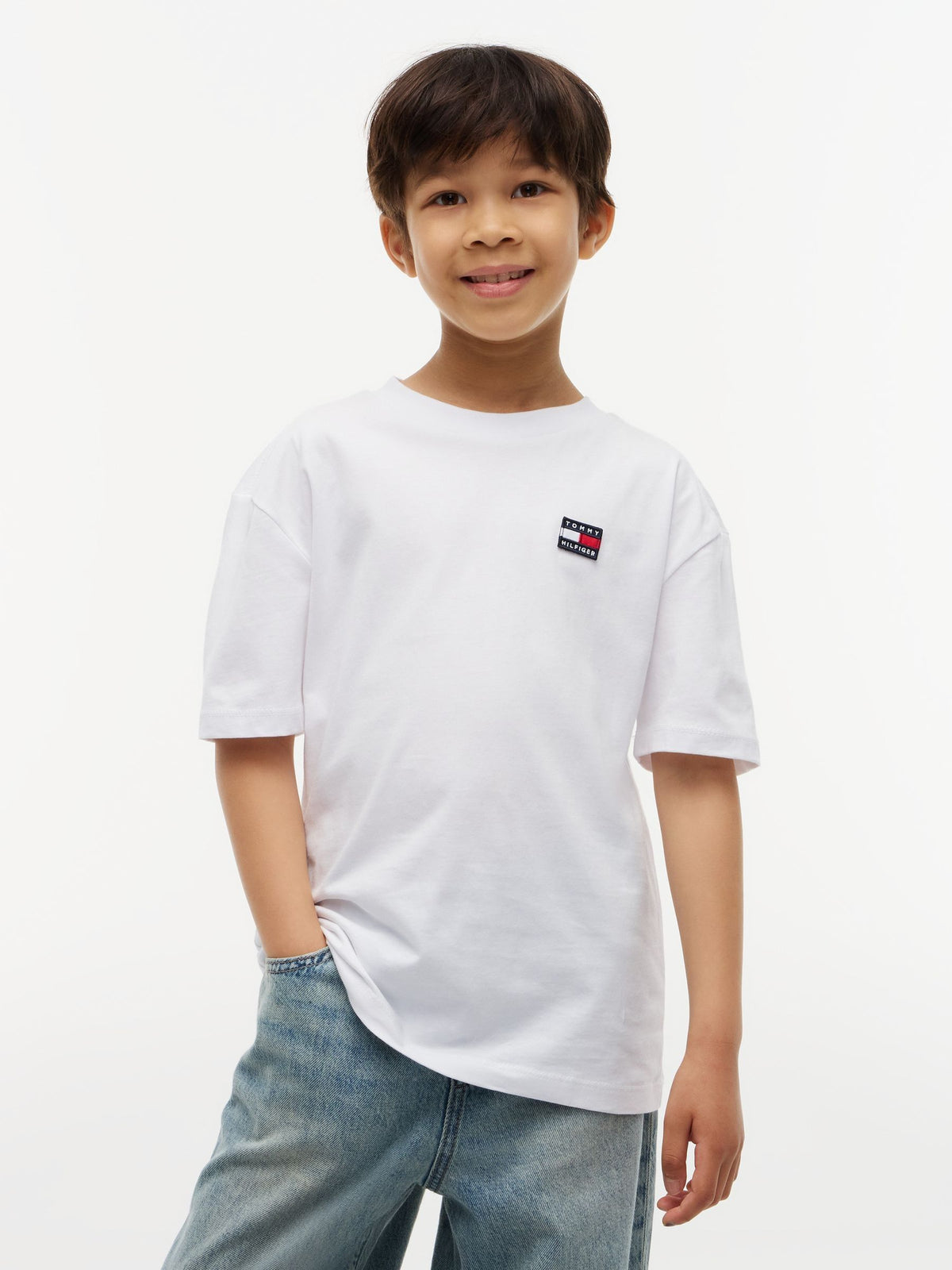Dsiney Kidz - Tommy Hilfiger White Flag Heritage T-Shirt image 1