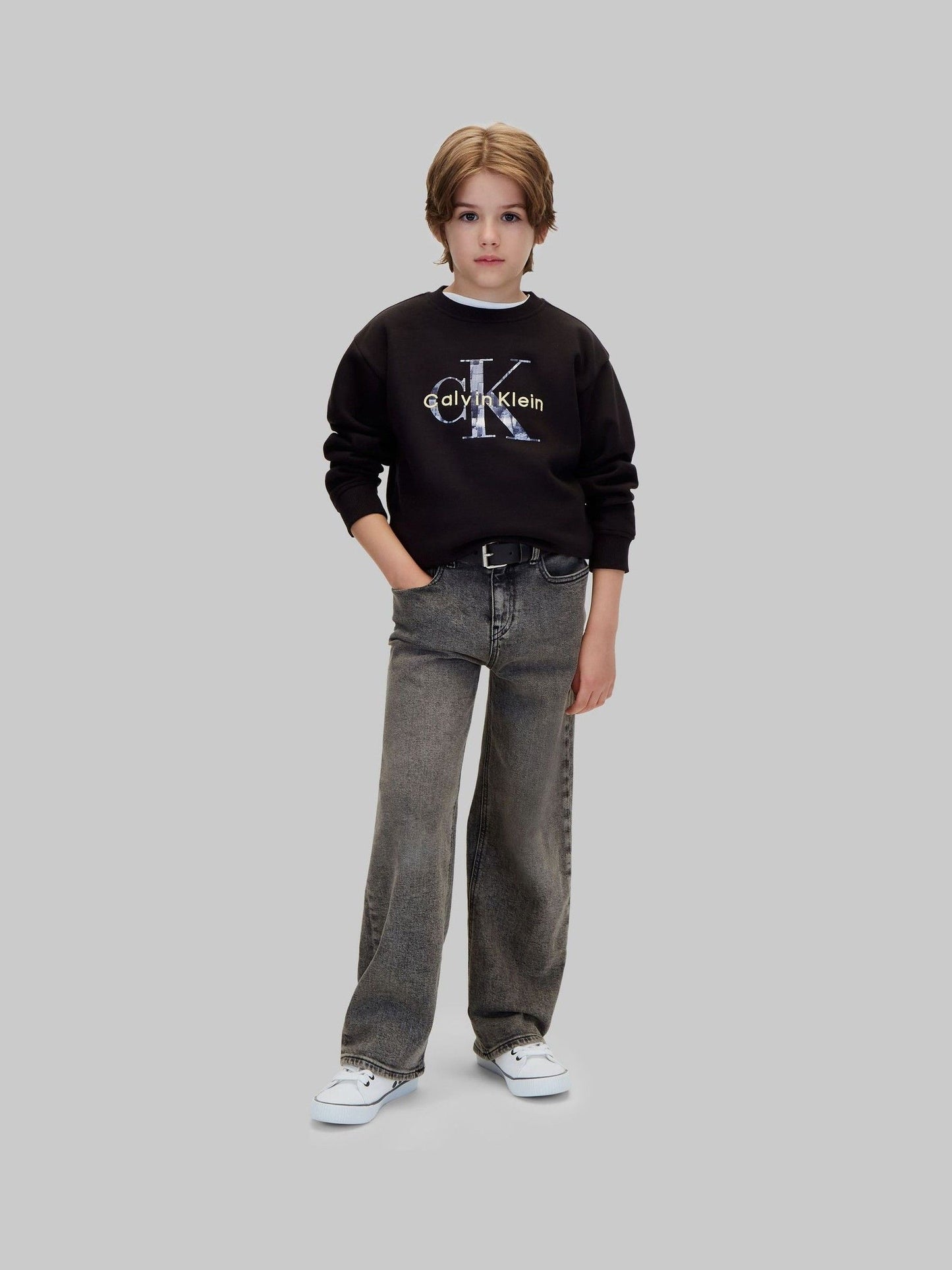 Dsiney Kidz - Calvin Klein Blue Logo Sweatshirt image 3