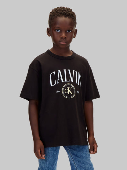 Dsiney Kidz - Calvin Klein PVH Black Graphic Logo T-Shirt image 1
