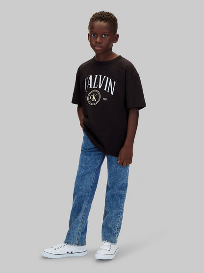 Dsiney Kidz - Calvin Klein PVH Black Graphic Logo T-Shirt image 3