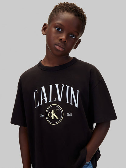 Dsiney Kidz - Calvin Klein PVH Black Graphic Logo T-Shirt image 4
