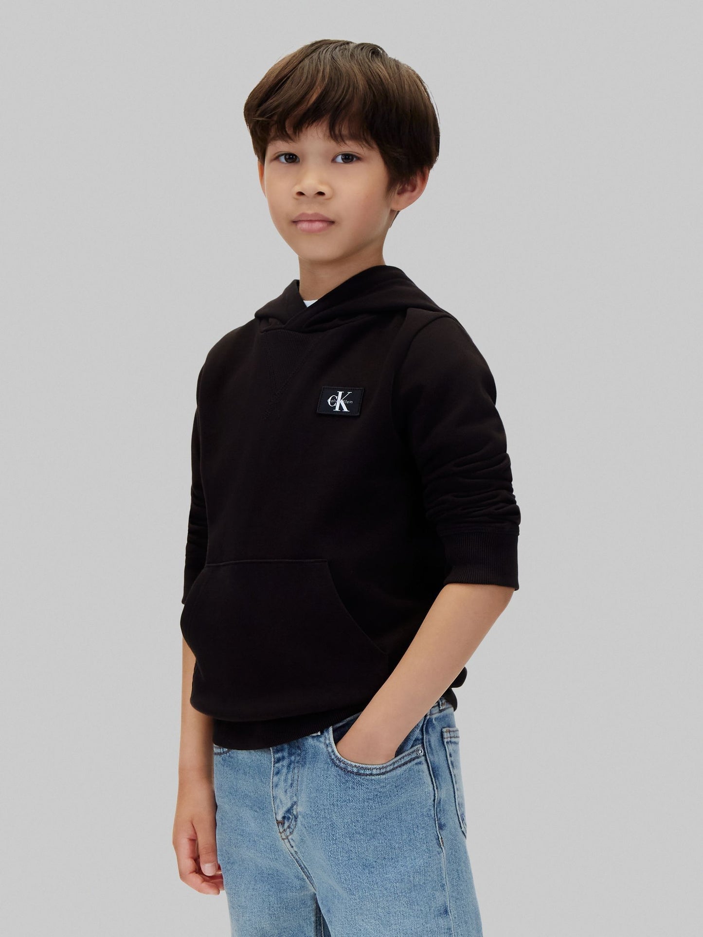 Dsiney Kidz - Calvin Klein Blue Signature Logo Hoodie image 3