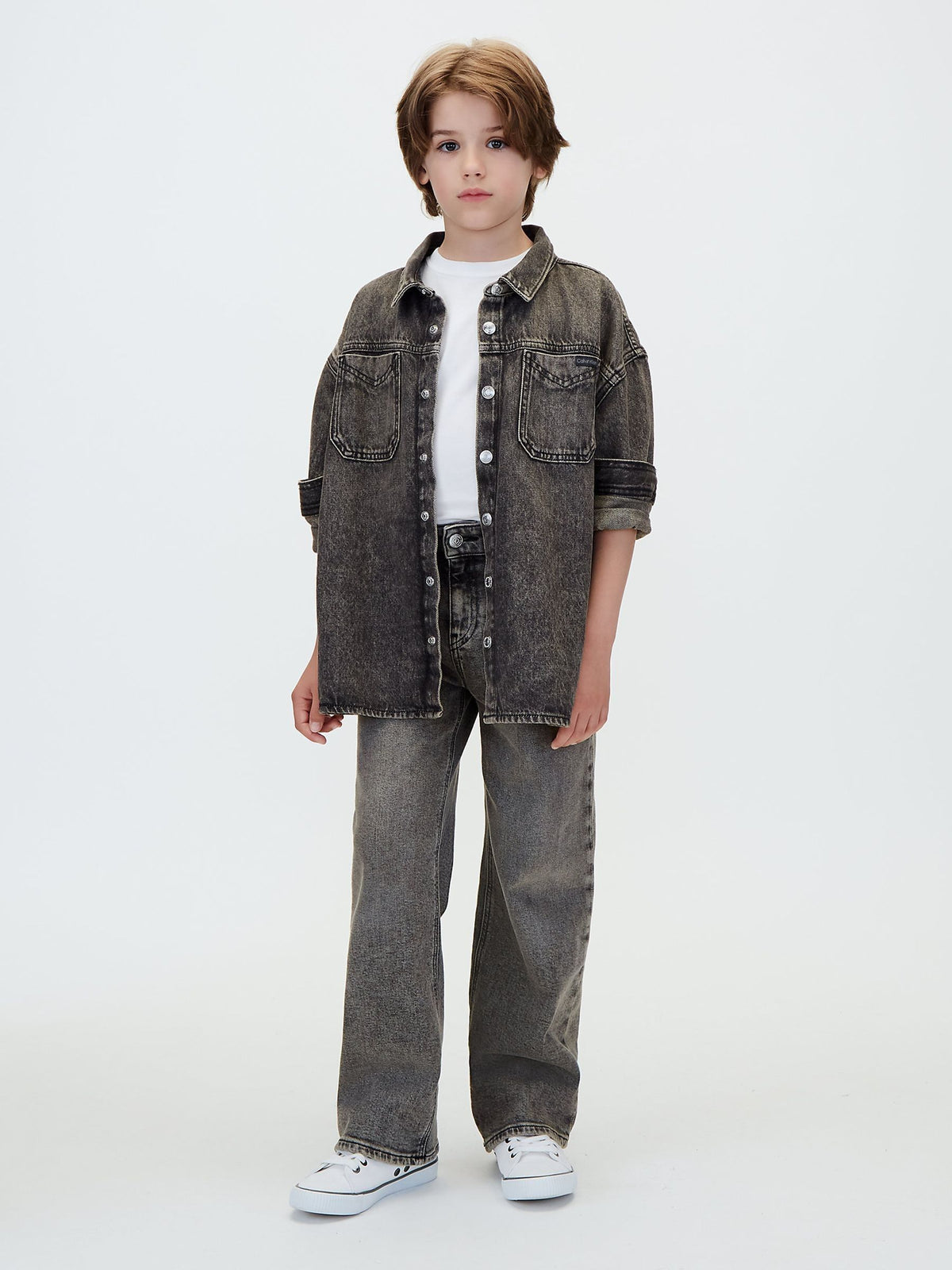 Dsiney Kidz - Calvin Klein Onyx Black Skater Jeans image 1