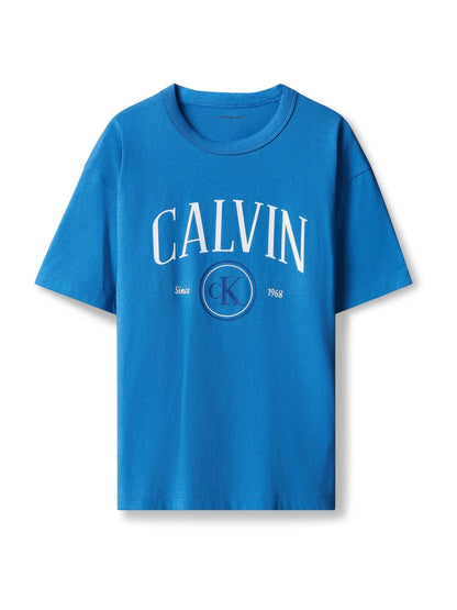 Dsiney Kidz - Calvin Klein Blue Graphic Logo T-Shirt image 6