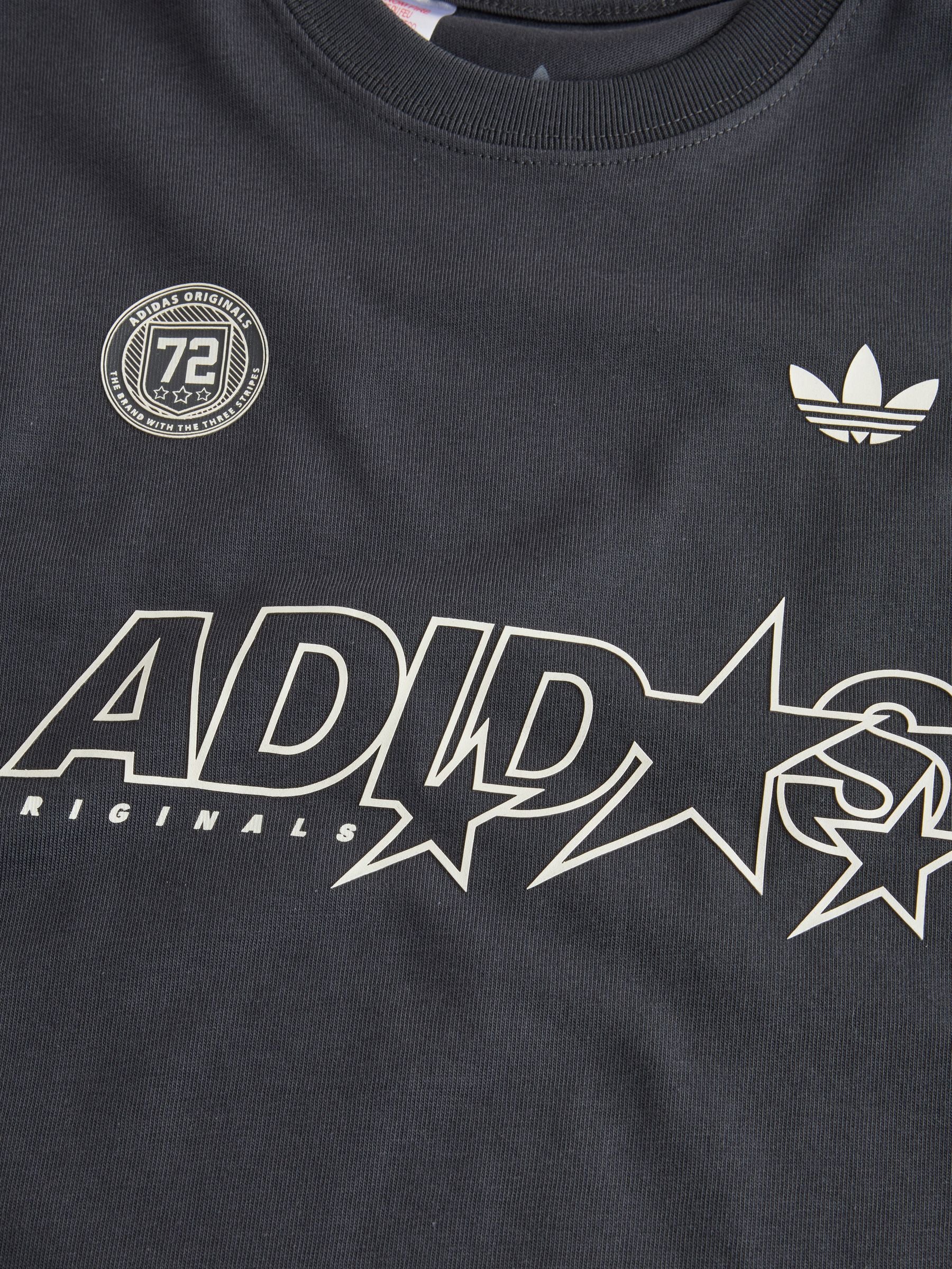 Dsiney Kidz - adidas Originals Grey Graphic T-Shirt image 3