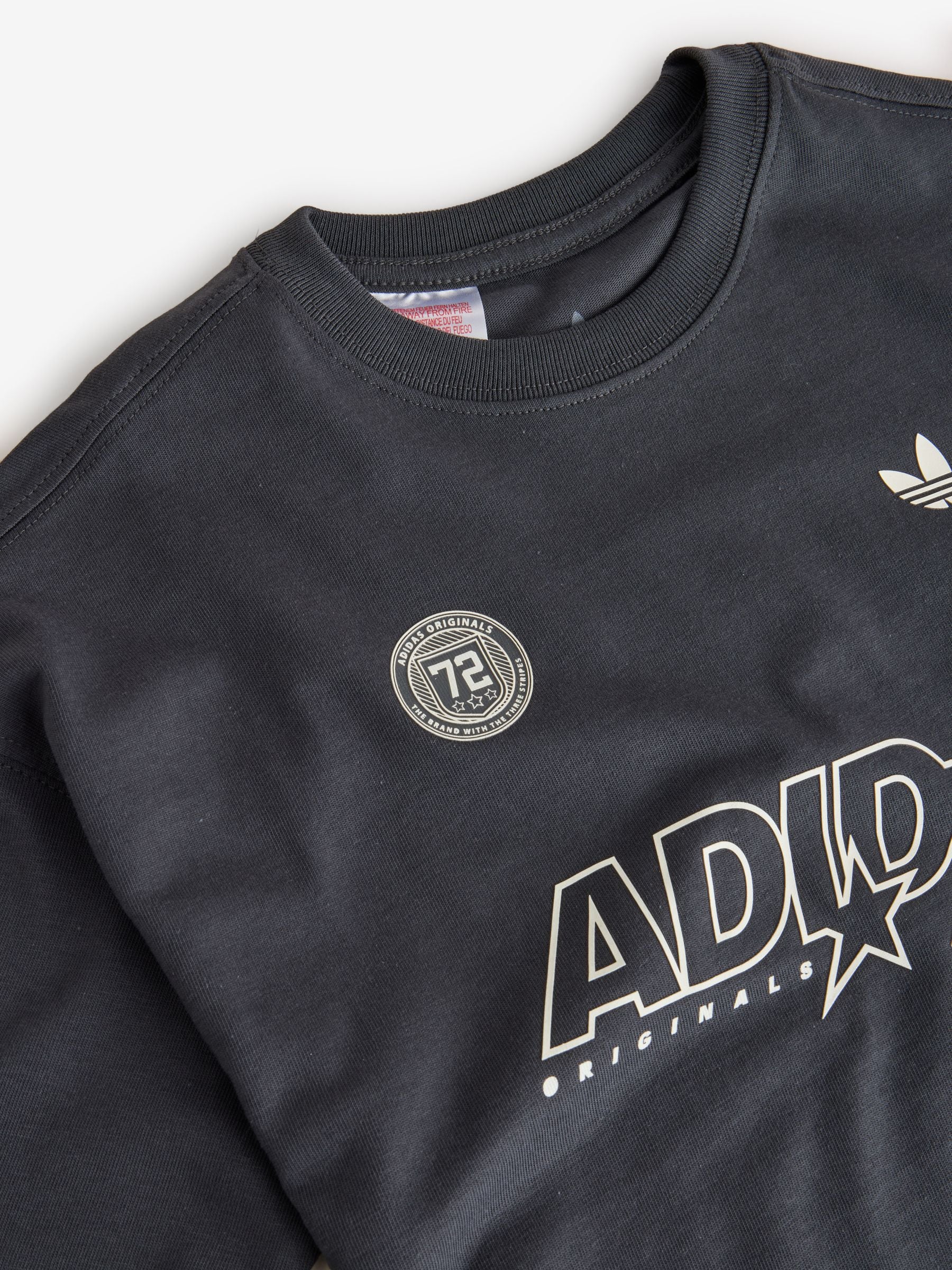 Dsiney Kidz - adidas Originals Grey Graphic T-Shirt image 4