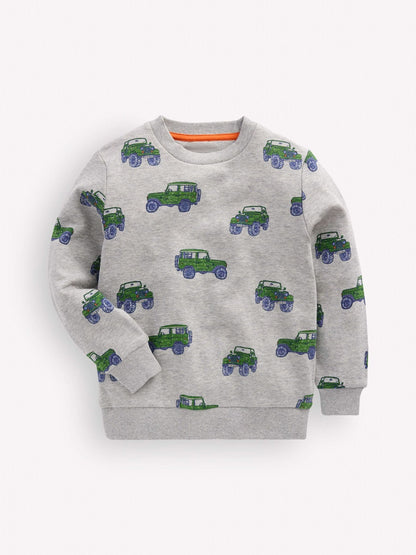 Dsiney Kidz - Boden Grey Everyday Printed Sweatshirt image 1