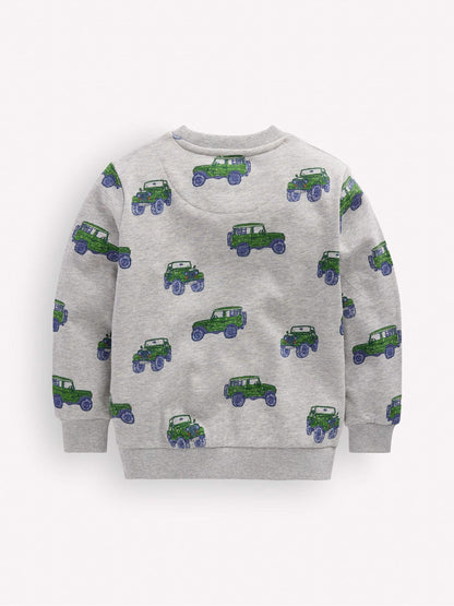 Dsiney Kidz - Boden Grey Everyday Printed Sweatshirt image 2