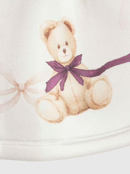 River Island White Scuba Bear Dress - image 4