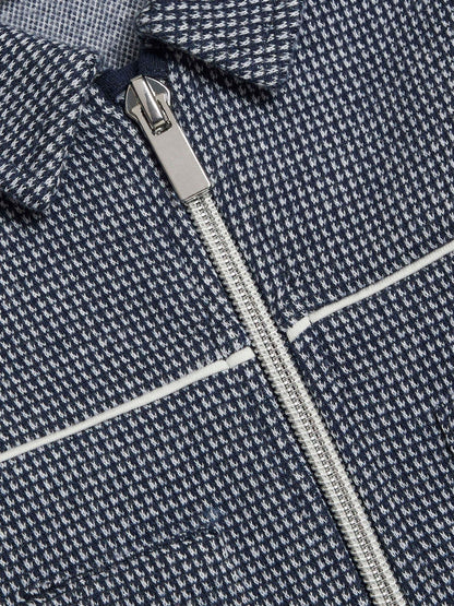 River Island Blue Jacquard Shacket Top & Leggings Set - image 4