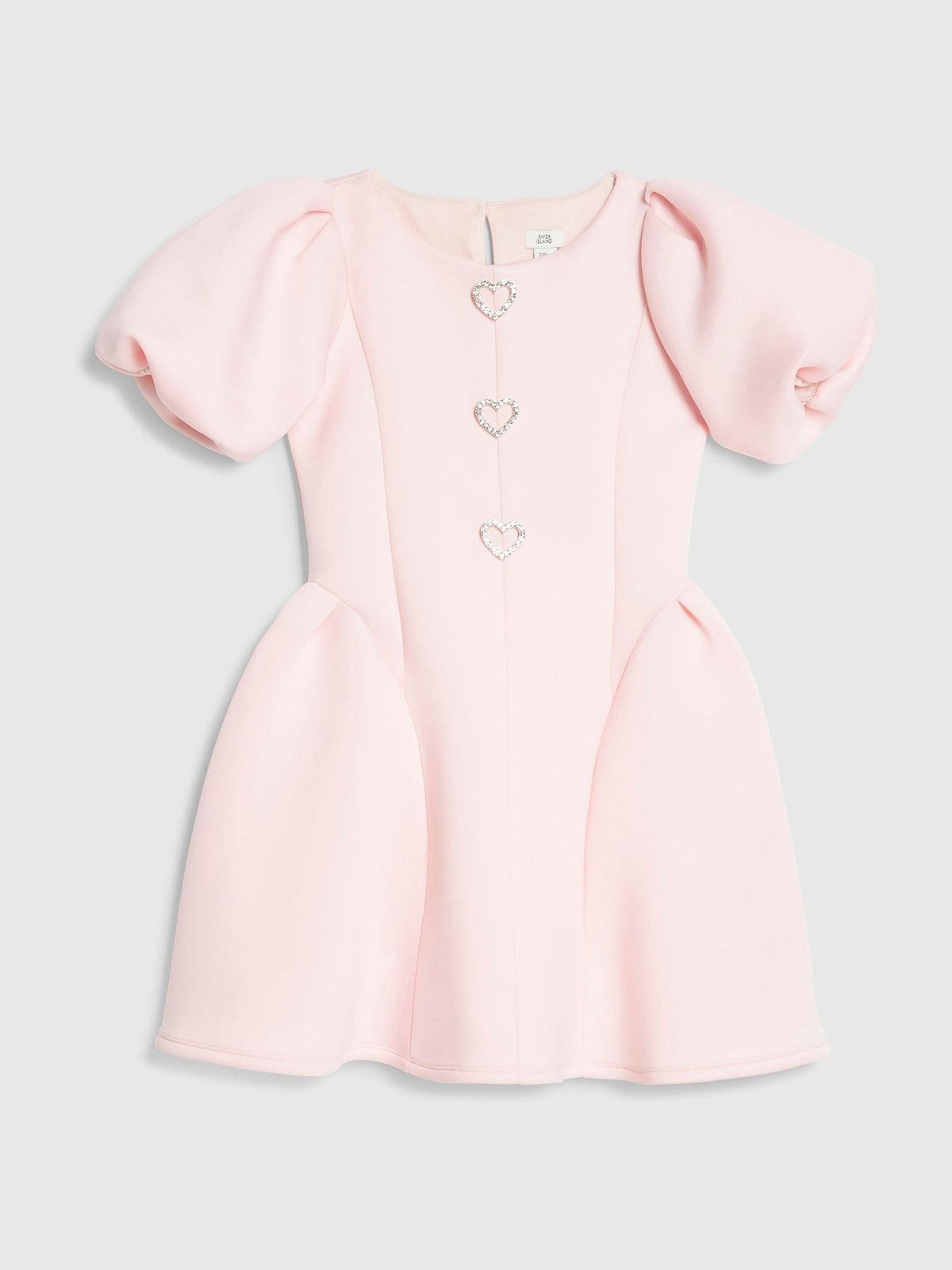 Dsiney Kidz - River Island Pink Heart Scuba Dress image 1