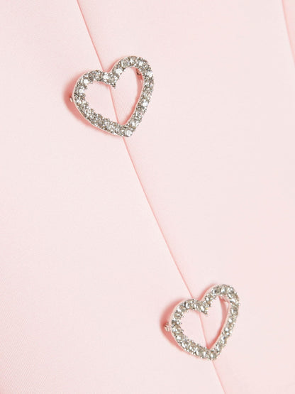Dsiney Kidz - River Island Pink Heart Scuba Dress image 2