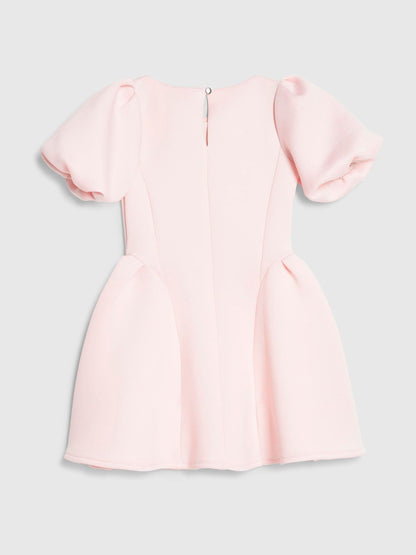 Dsiney Kidz - River Island Pink Heart Scuba Dress image 3