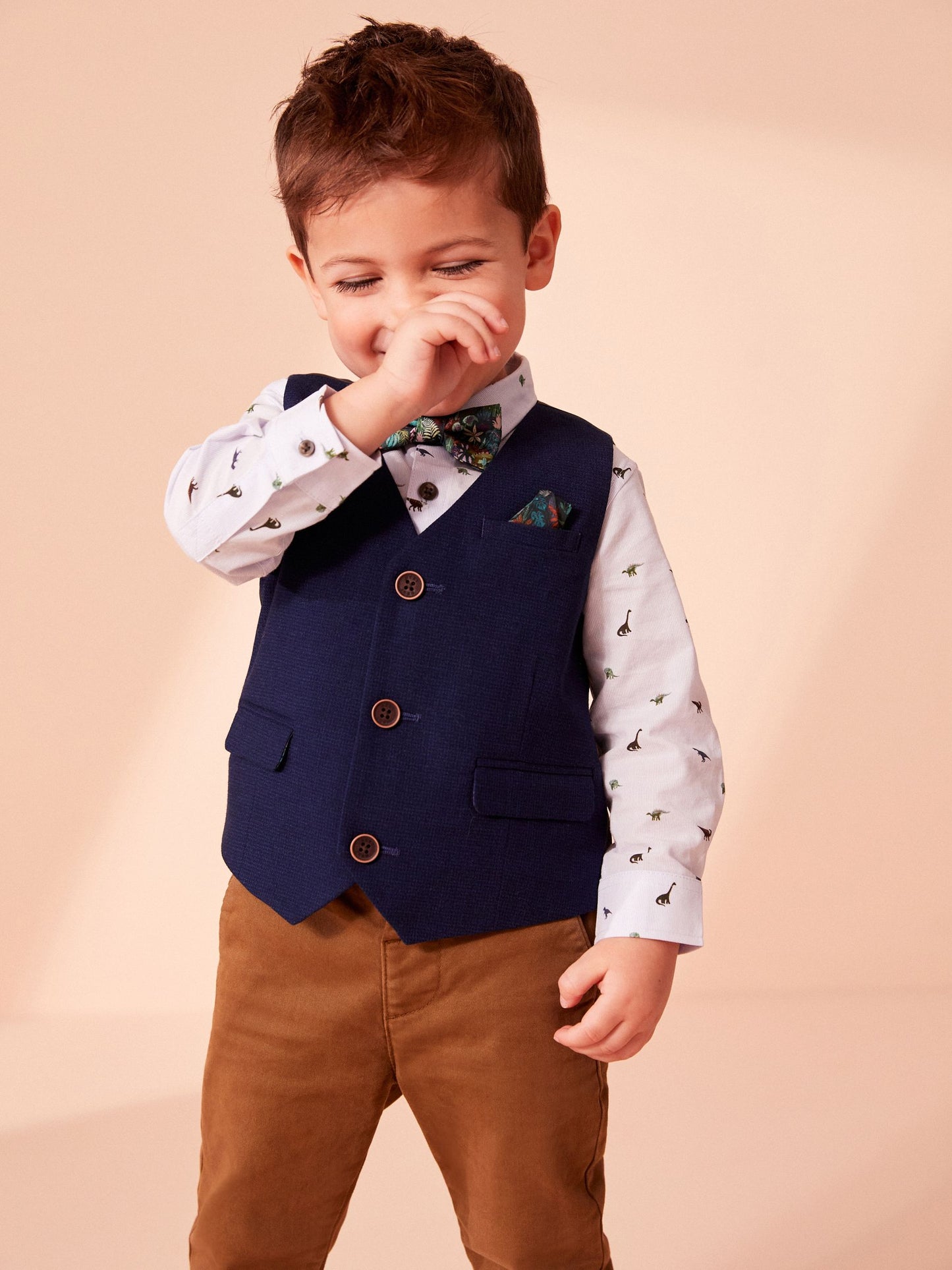 Ginger Tan Stretch Chino Trousers (3mths-7yrs) image 1