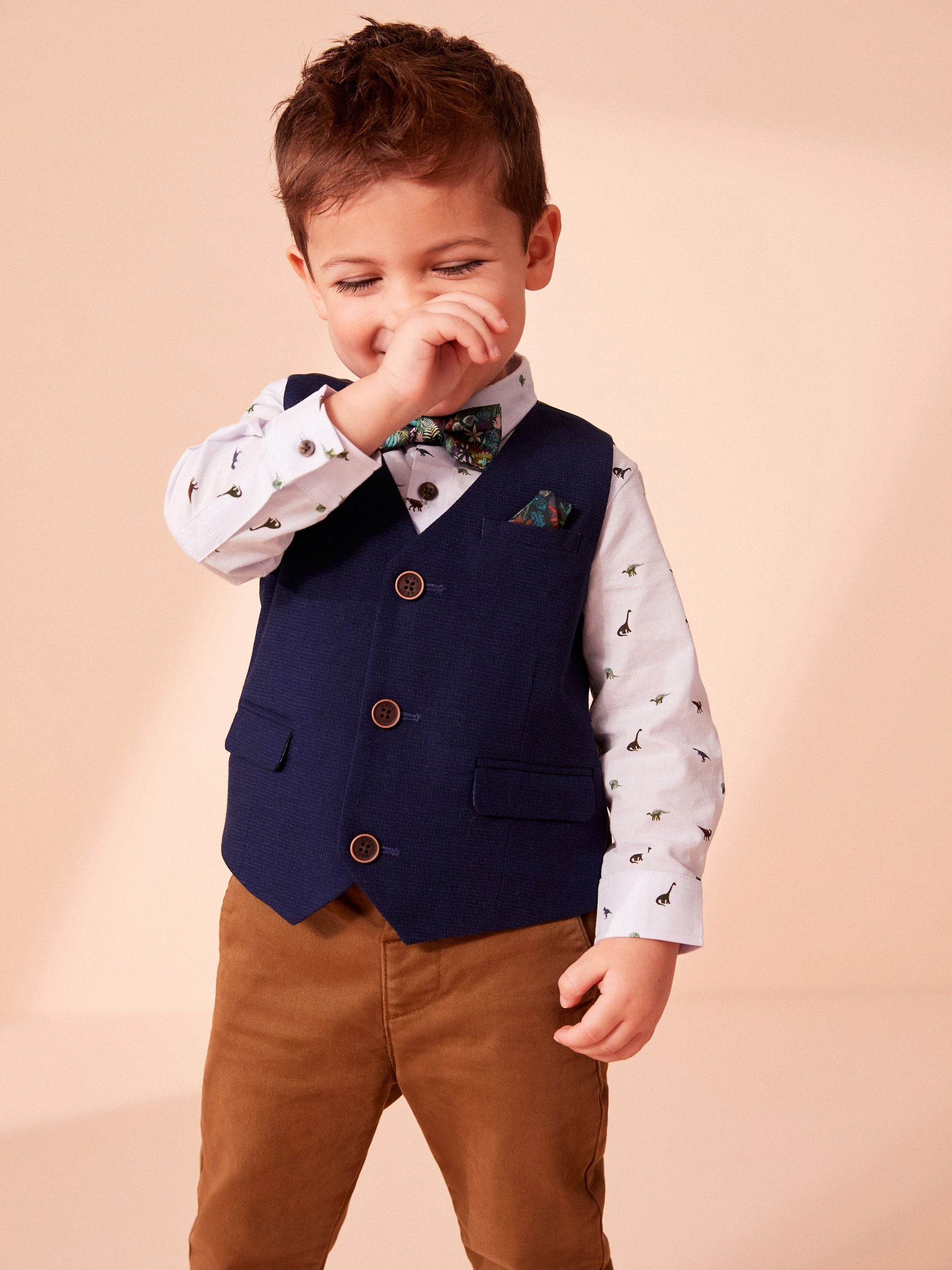Ginger Tan Stretch Chino Trousers (3mths-7yrs) image 1