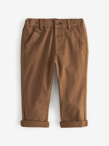 Ginger Tan Stretch Chino Trousers (3mths-7yrs) image 3