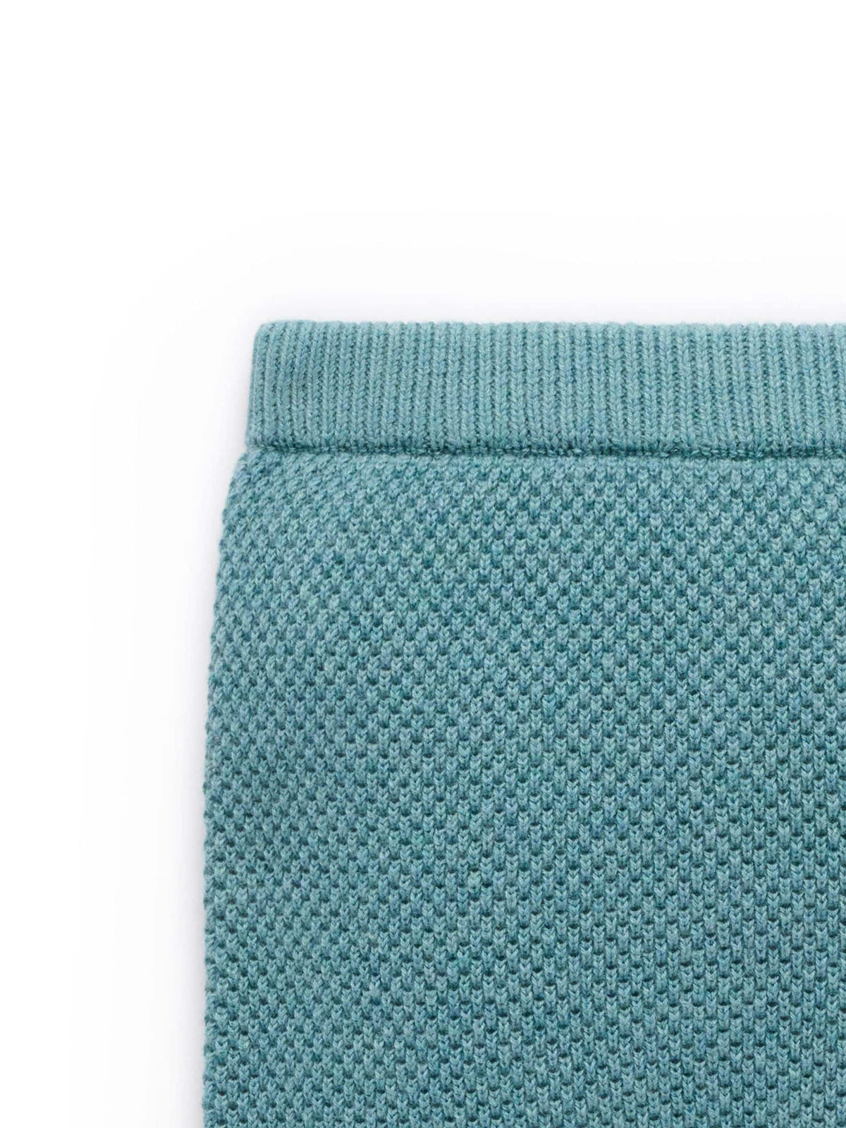 Purebaby Green Garter Stitch Knit Leggings - image 4