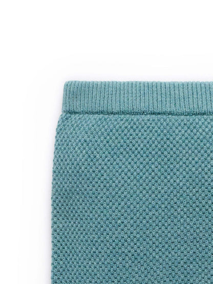 Purebaby Green Garter Stitch Knit Leggings - image 4