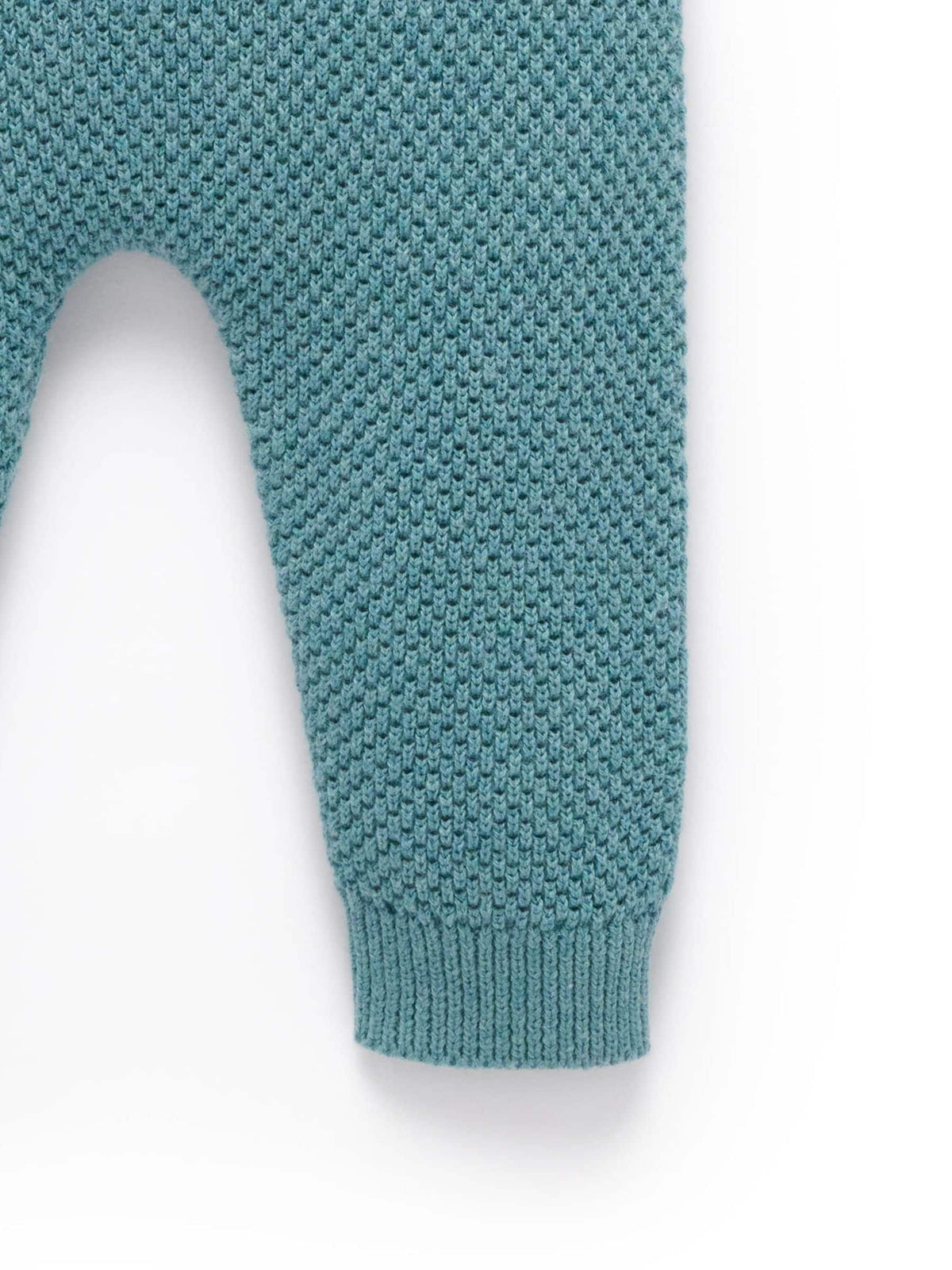Purebaby Green Garter Stitch Knit Leggings - image 5