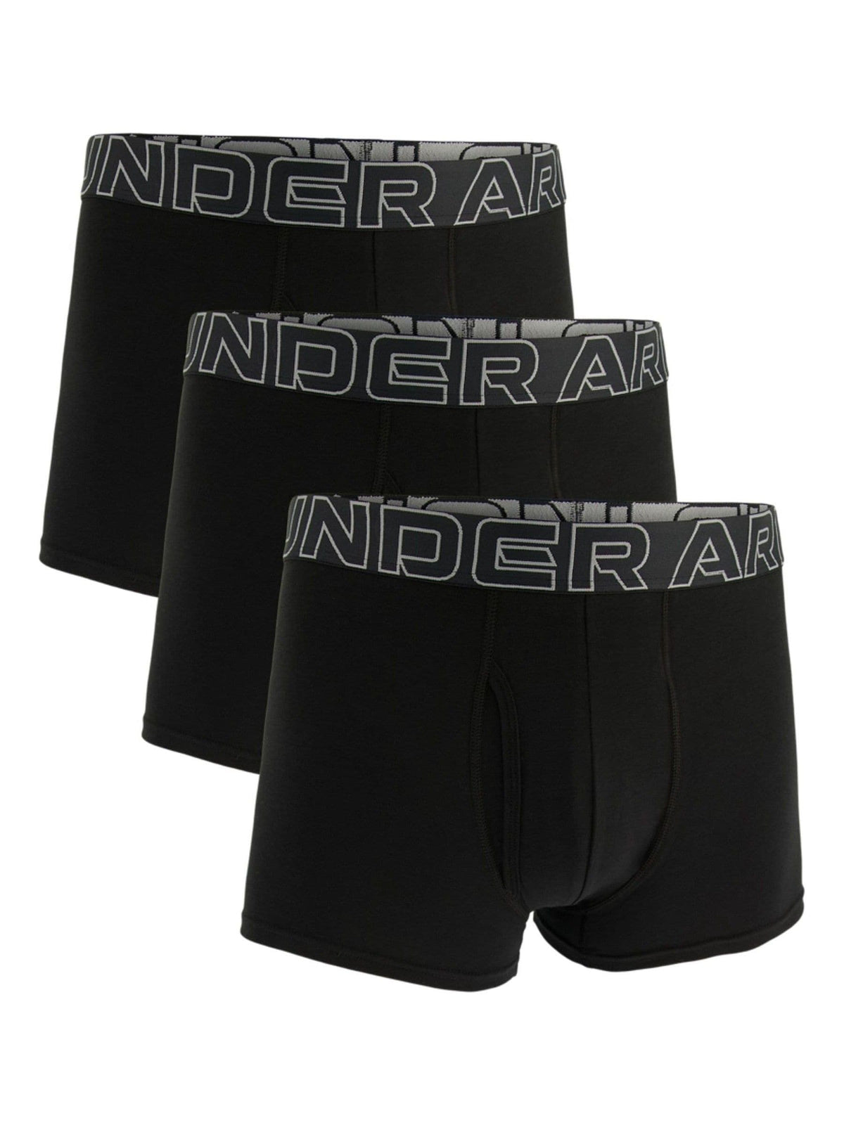 Dsiney Kidz - Under Armour Black Cotton Blend Performance Boxers 3 Pack image 1