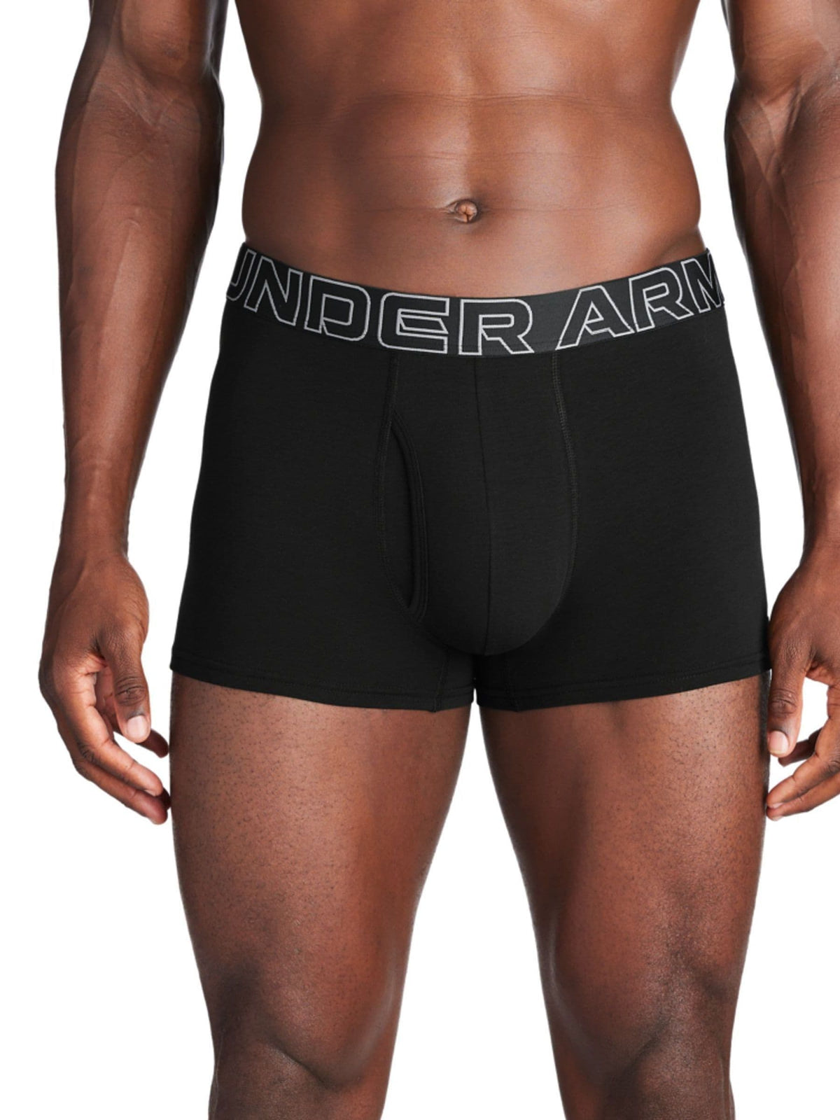 Dsiney Kidz - Under Armour Black Cotton Blend Performance Boxers 3 Pack image 2