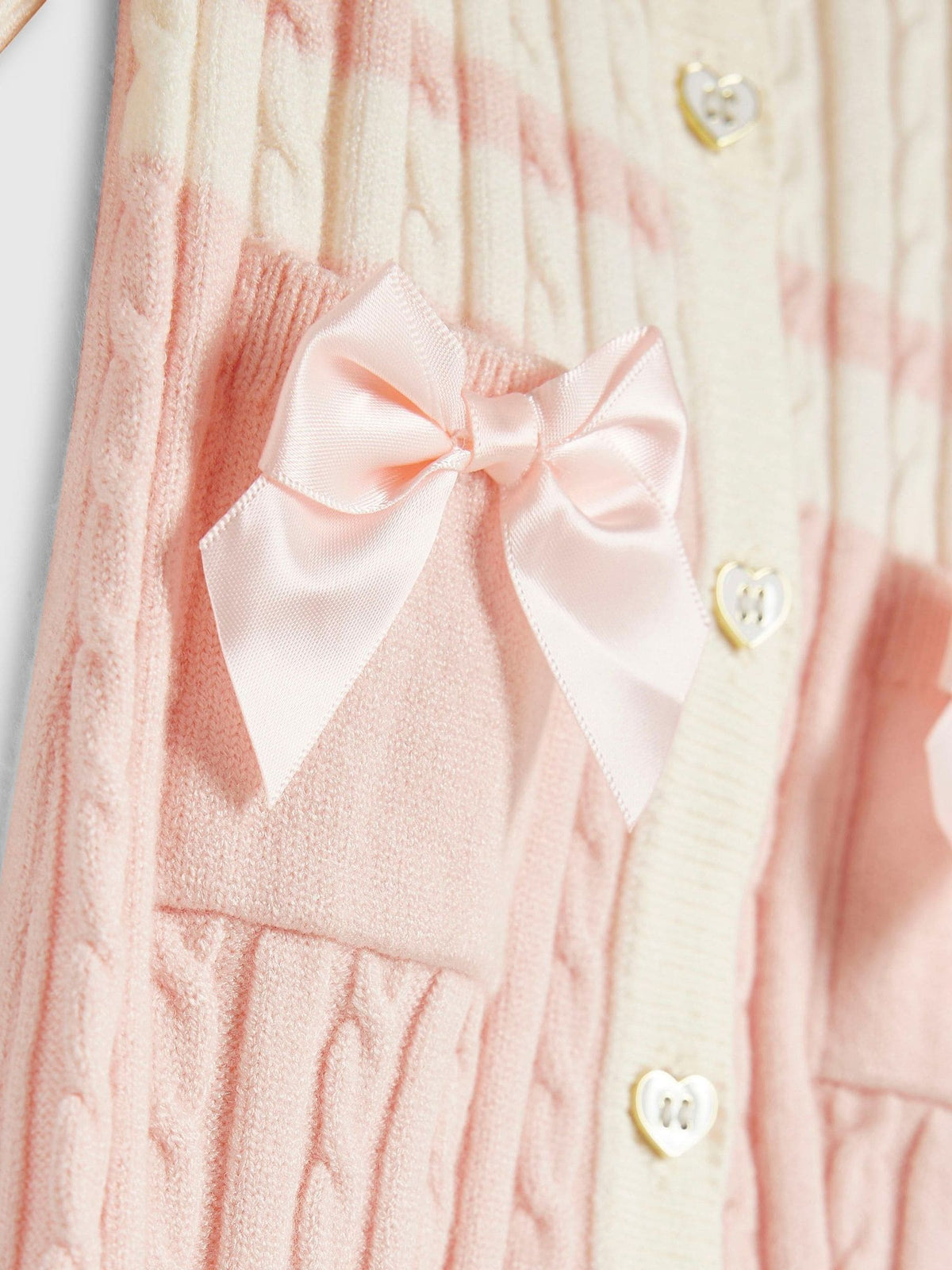 River Island Pink Fur Cable Knitted All-In-One - image 3