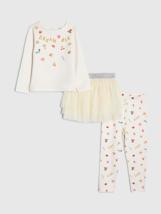 River Island Cream Pyjama Set - image 1