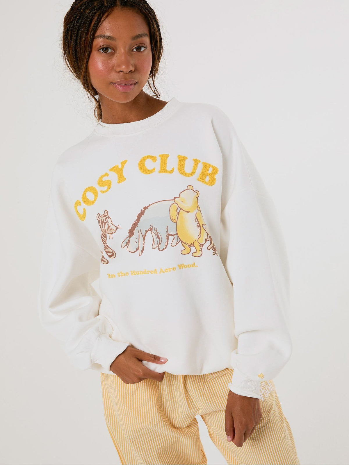 Skinnydip White Disney Winnie The Pooh Cosy Sweatshirt and Trousers Set - image 2