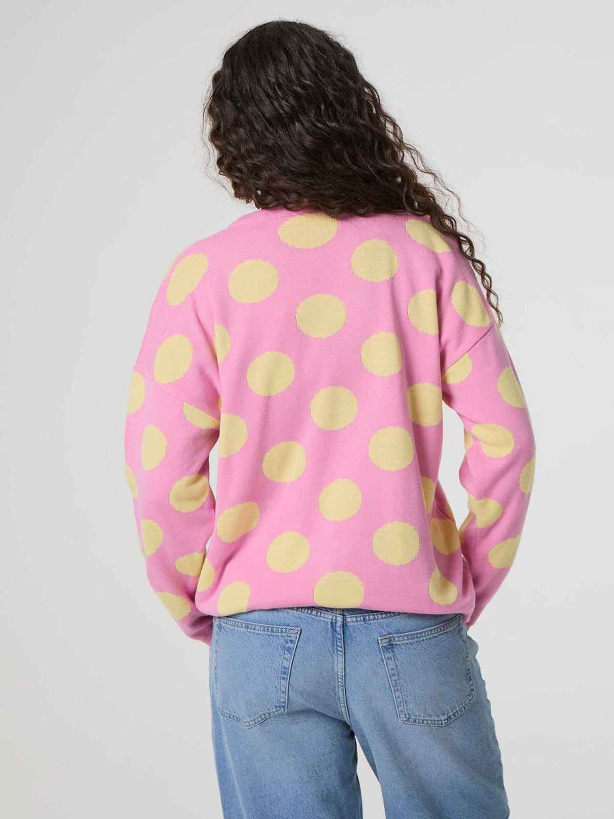 Skinnydip Pink Disney Minnie Mouse Polka Dot Knitted Jumper - image 5