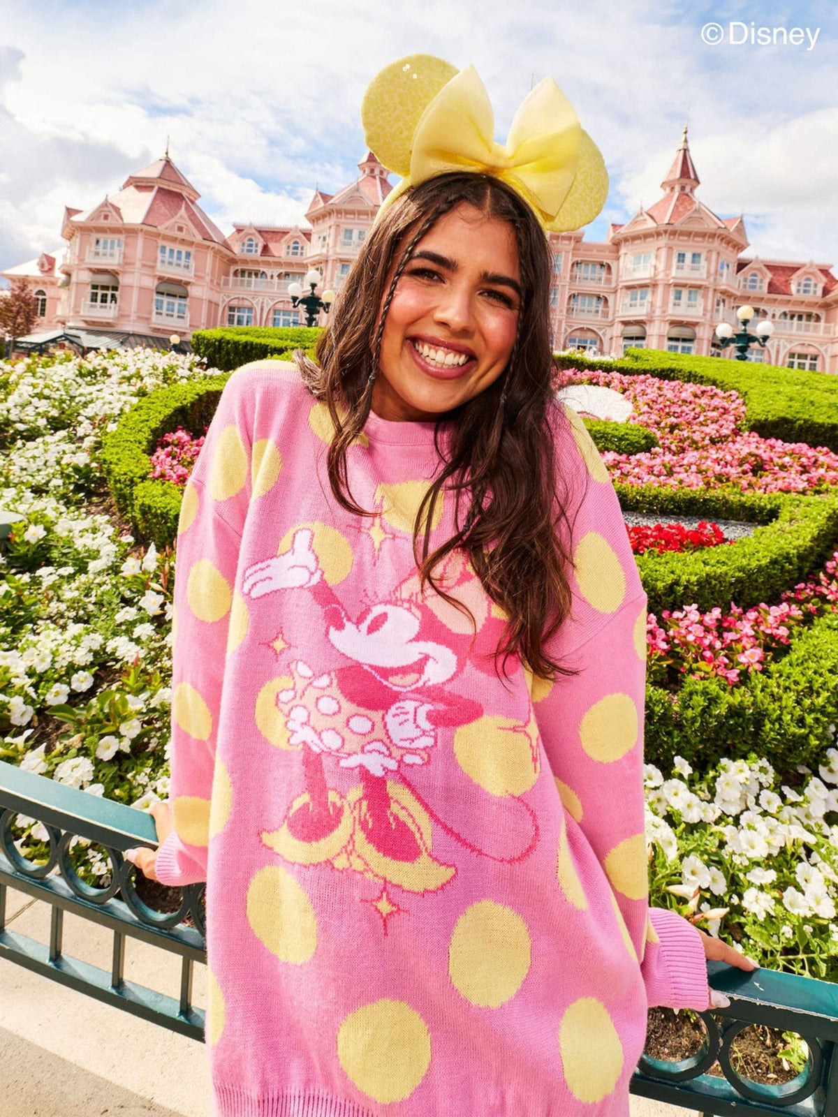 Skinnydip Pink Disney Minnie Mouse Polka Dot Knitted Jumper - image 6