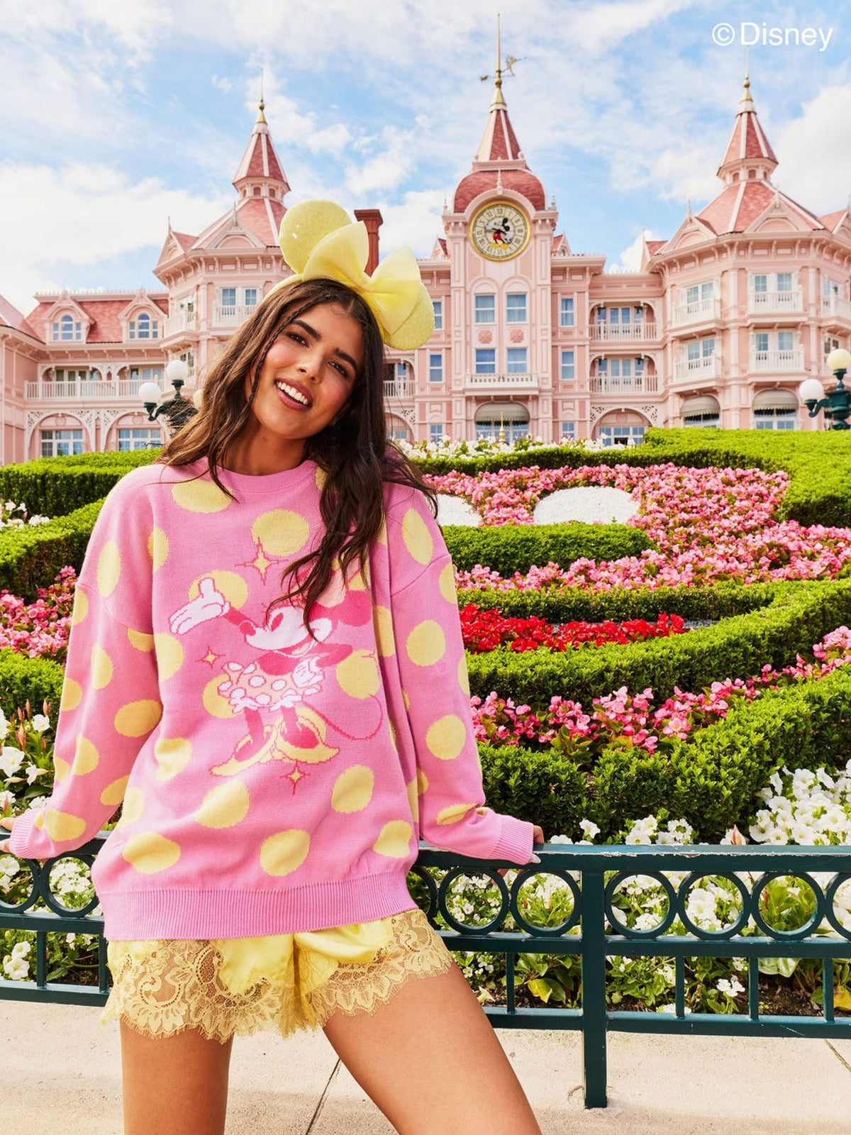 Skinnydip Pink Disney Minnie Mouse Polka Dot Knitted Jumper - image 8
