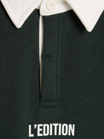 River Island Green Longsleeve Rugby Jumper - image 3