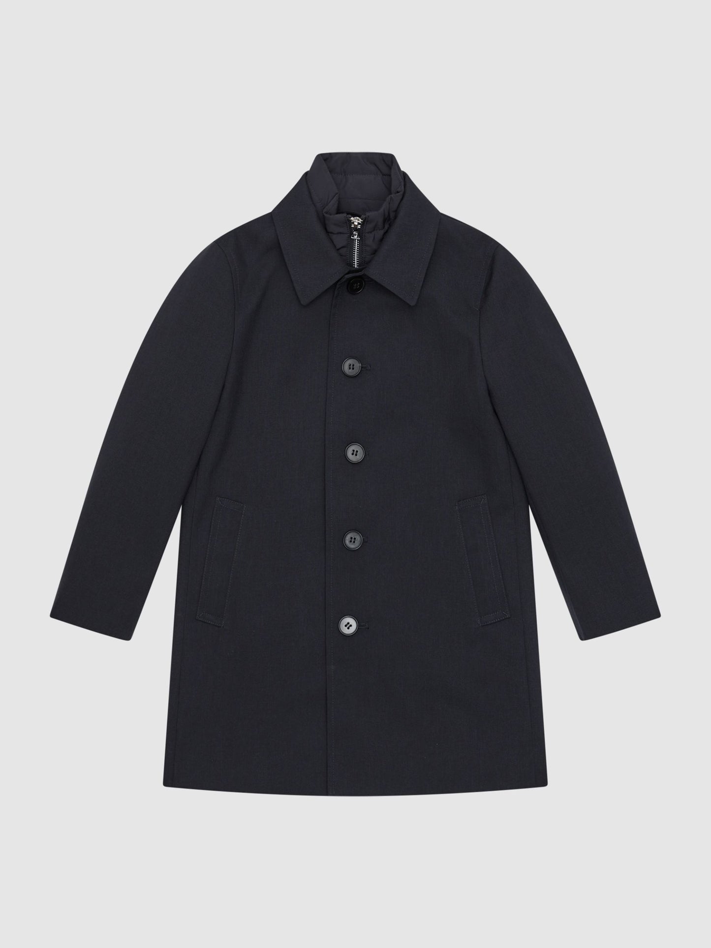 Dsiney Kidz - Reiss Navy Perrin 3-9 yrs Trench With Funnel-Neck Insert image 2