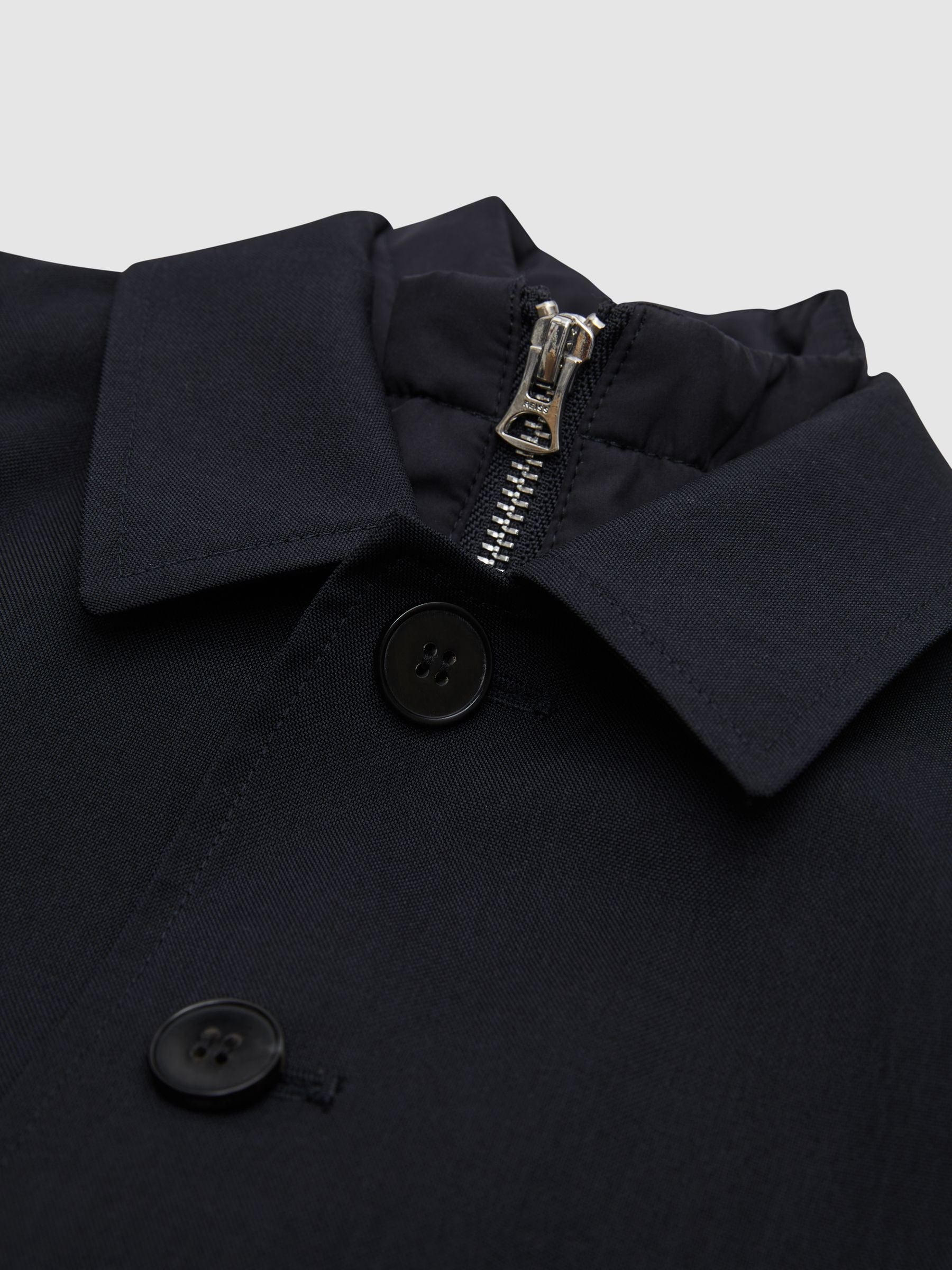 Dsiney Kidz - Reiss Navy Perrin 3-9 yrs Trench With Funnel-Neck Insert image 6