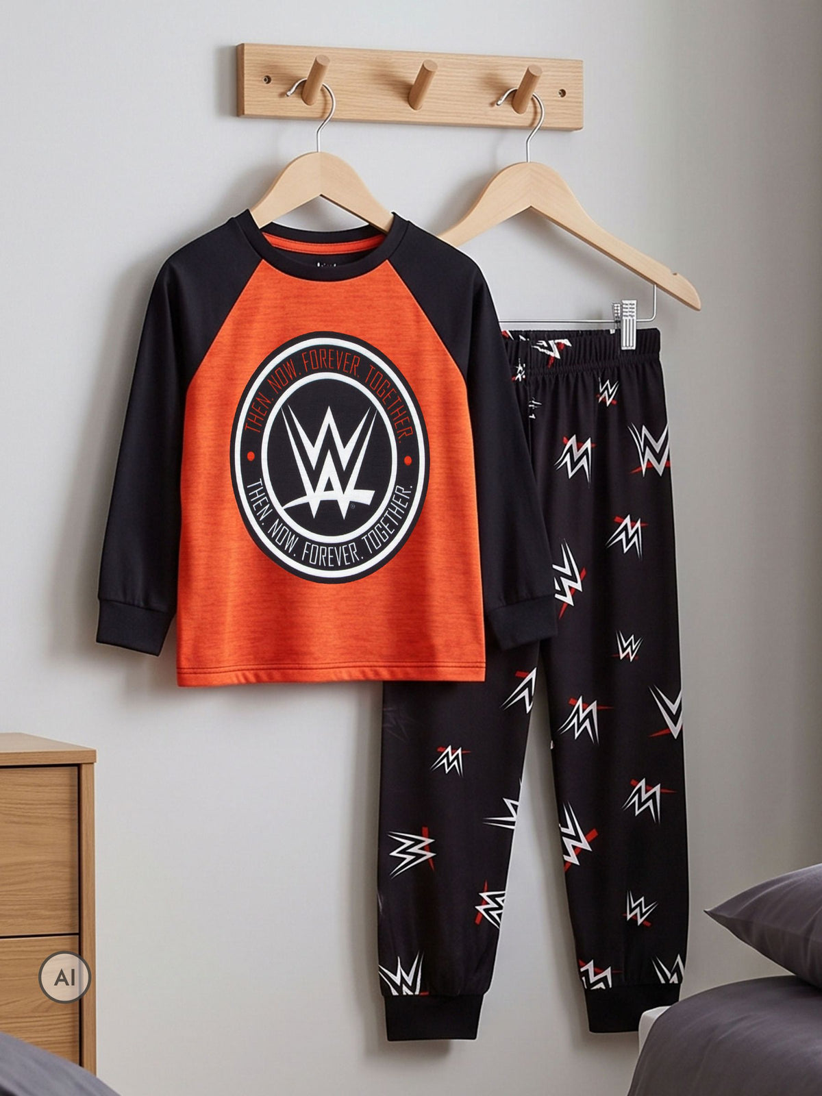 Character Red WWE Long Sleeve Pyjamas - image 11
