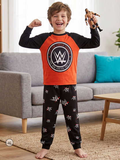 Character Red WWE Long Sleeve Pyjamas - image 8