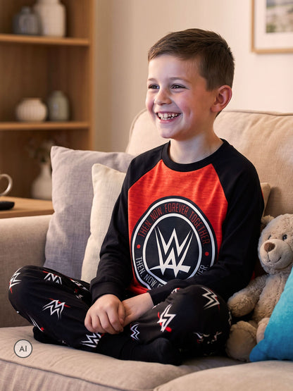 Character Red WWE Long Sleeve Pyjamas - image 9